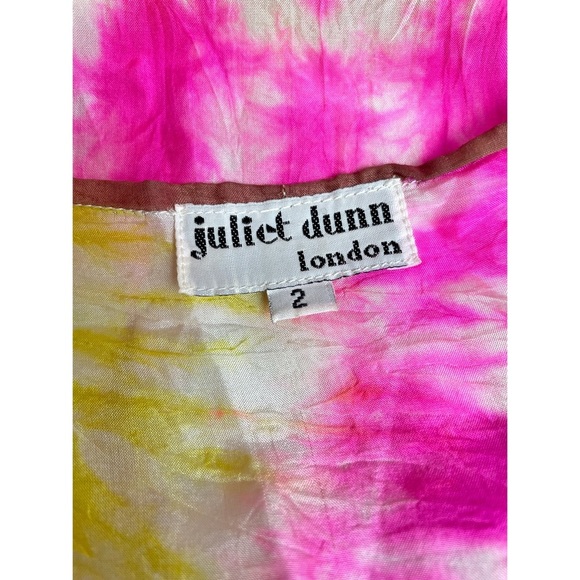 Juliet Dunn London Silk Tie Dye Kaftan - Picture 4 of 9